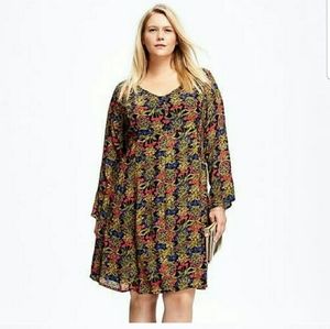 Old Navy Boho Floral Peasant Dress
